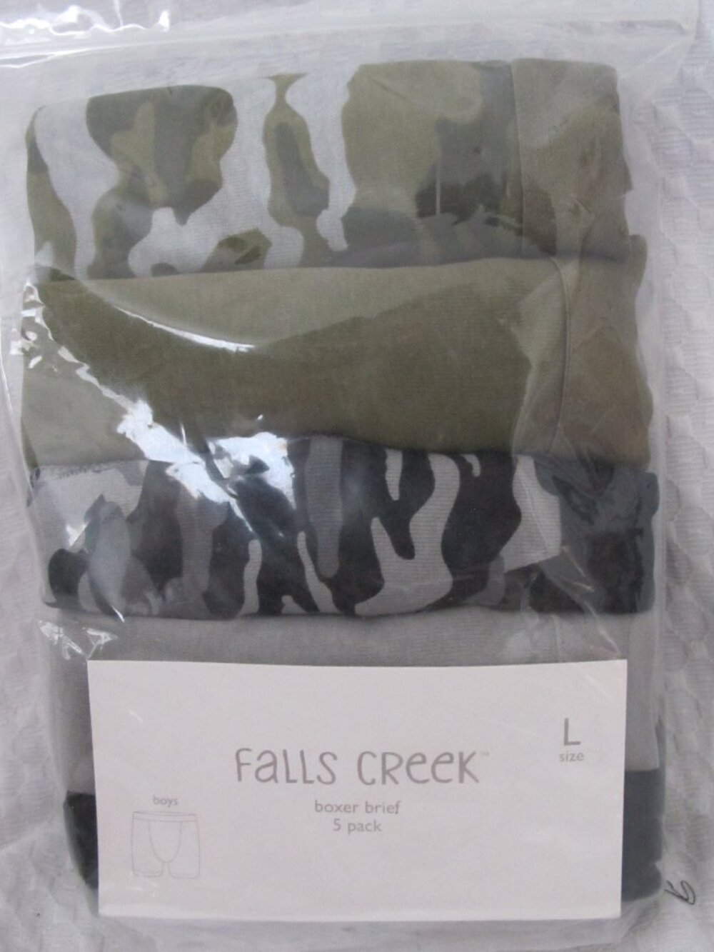 Falls Creek Boys 5-Pack Boxer Briefs